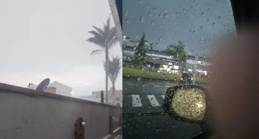 Aguacero hoy en Bogotá Videos | Fuerte aguacero y vendaval en Bogotá: ciudadanos reportan momentos de tensión en el norte
