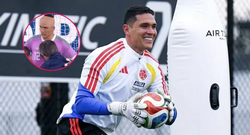 Aldair Quintana duro golpe Aldair Quintana recibió una terrible patada en Colombia vs. Paraguay: hay preocupación