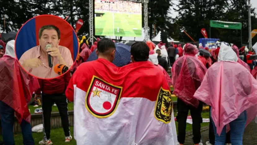 Eduardo Méndez ataca a la hinchada de Santa Fe y tuvo palabras de elogio para Millonarios Eduardo Méndez ataca a la hinchada de Santa Fe y elogió a seguidores de Millonarios
