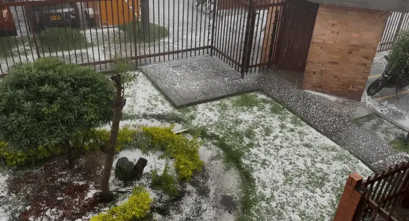 Granizadas y lluvias fuertes seguirán en Bogotá en octubre y noviembre, según el Idiger. Bogotá tendrá más granizadas en octubre y noviembre, tras la que tumbó árboles y cerró El Dorado