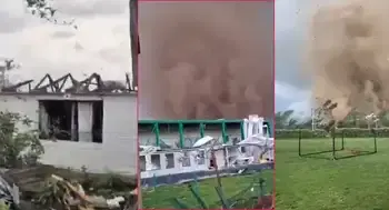 Impresionantes imágenes de tornado en Chile: destruyó los techos de varias viviendas Tornado en Chile: video muestra el inusual fenómeno que destruyó casas y un colegio