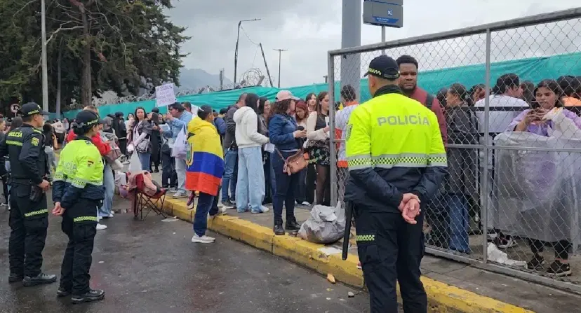 Movilidad Bogotá Cierres y trancones hoy en Bogotá por conciertos de BTS, Romeo Santos y Prince Royce