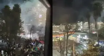Pólvora El Campín Video | Peligroso uso de pólvora cerca de una estación de gasolina antes del Inter vs. Nacional