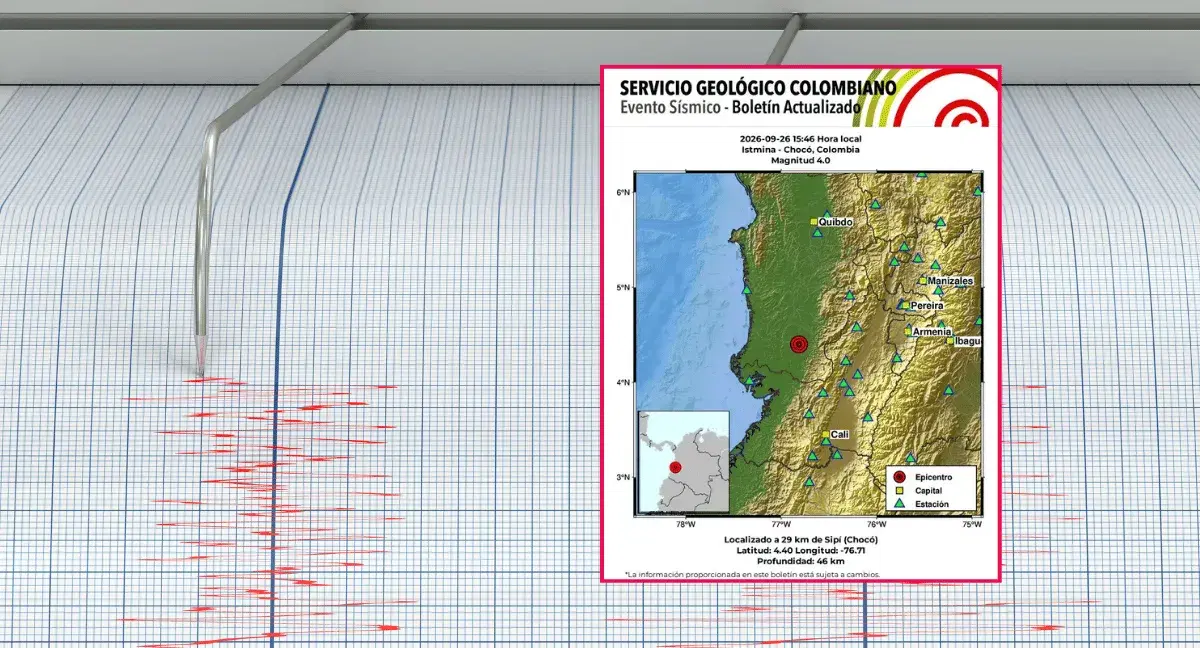 Temblor de magnitud 4,0 en Istmina (Chocó) se sintió en Cali y Yumbo este sábado. Temblor de magnitud 4,0 con epicentro en Istmina, Chocó, se sintió en Cali y Yumbo este sábado